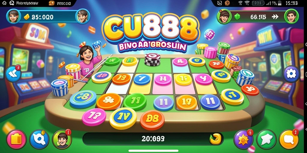 Tampilan gameplay Bingo yang seru dan interaktif di CU888.