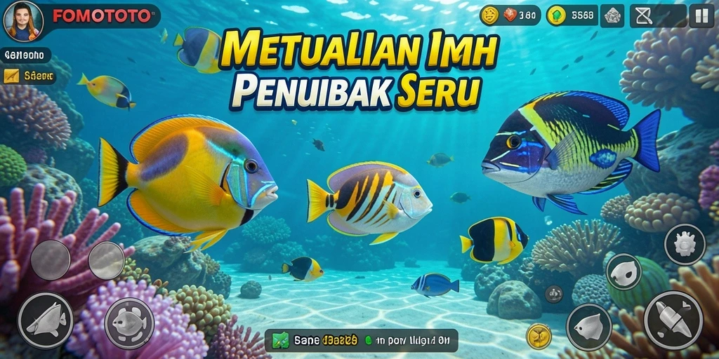 Gameplay seru menembak ikan di FOMOTOTO.