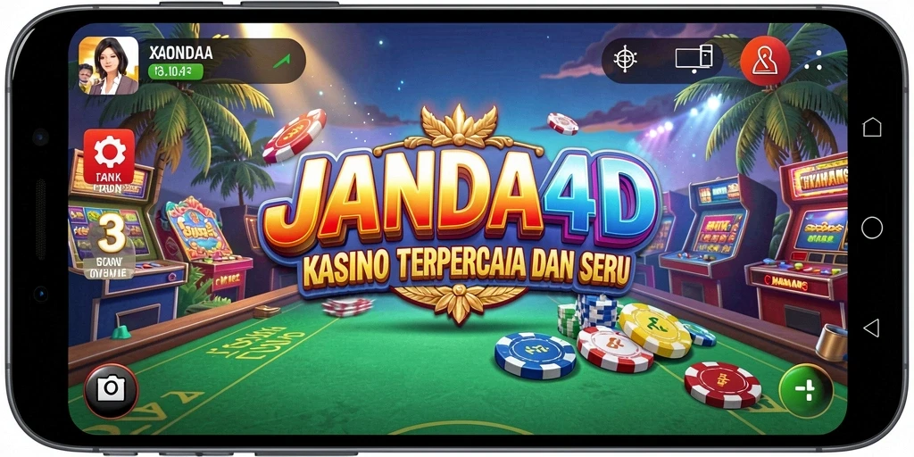Tampilan menarik dari gameplay dalam JANDA4D yang menghibur.
