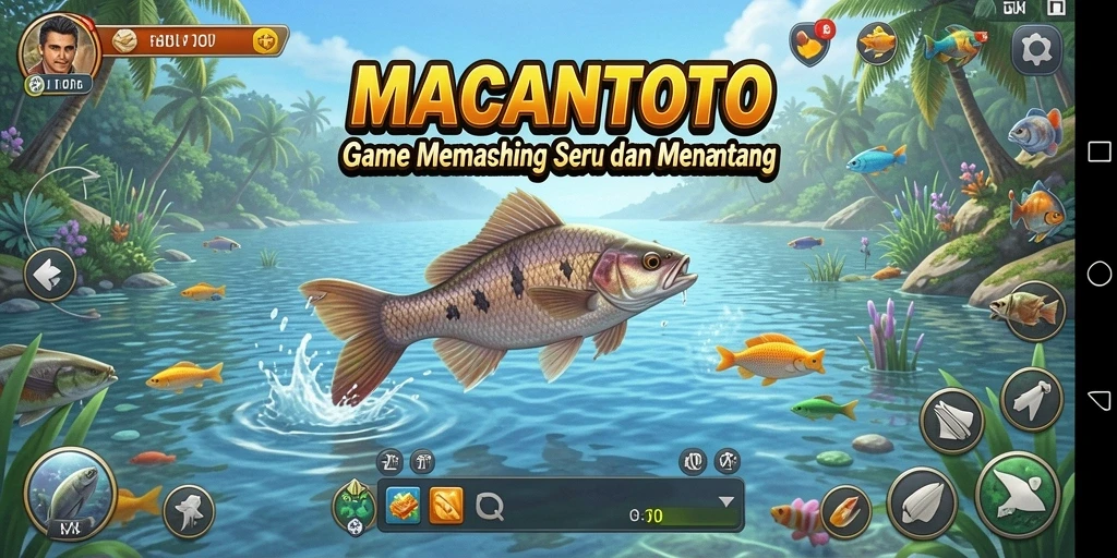 Tangkapan ikan besar dalam gameplay seru MACANTOTO.