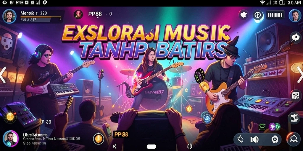 Tampilan screenshot PP88 memperlihatkan pengguna menikmati gameplay Music yang seru.