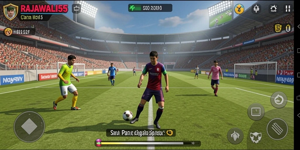 Tampilan seru gameplay RAJAWALI55 dengan berbagai jenis olahraga.