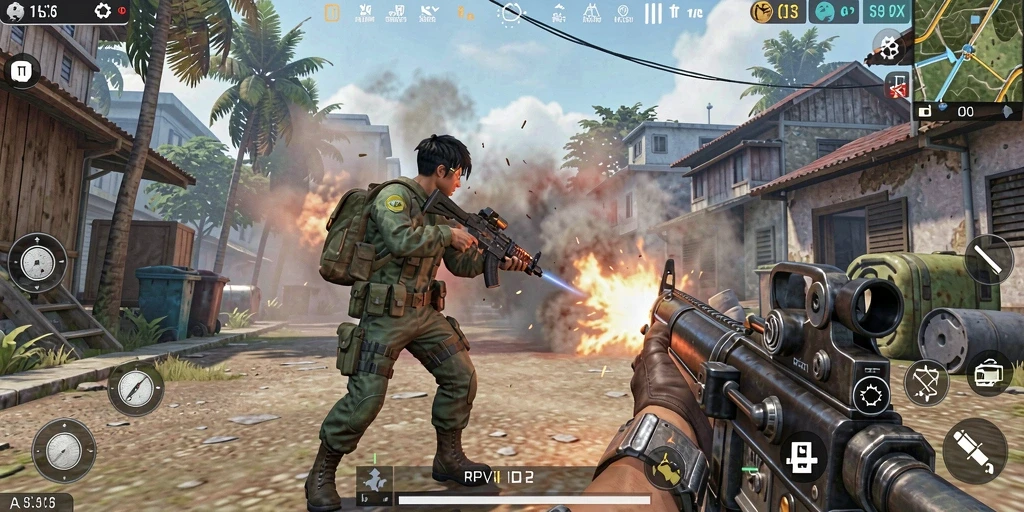 Tampilan gameplay seru di RPVIP2 dengan grafik kekinian.