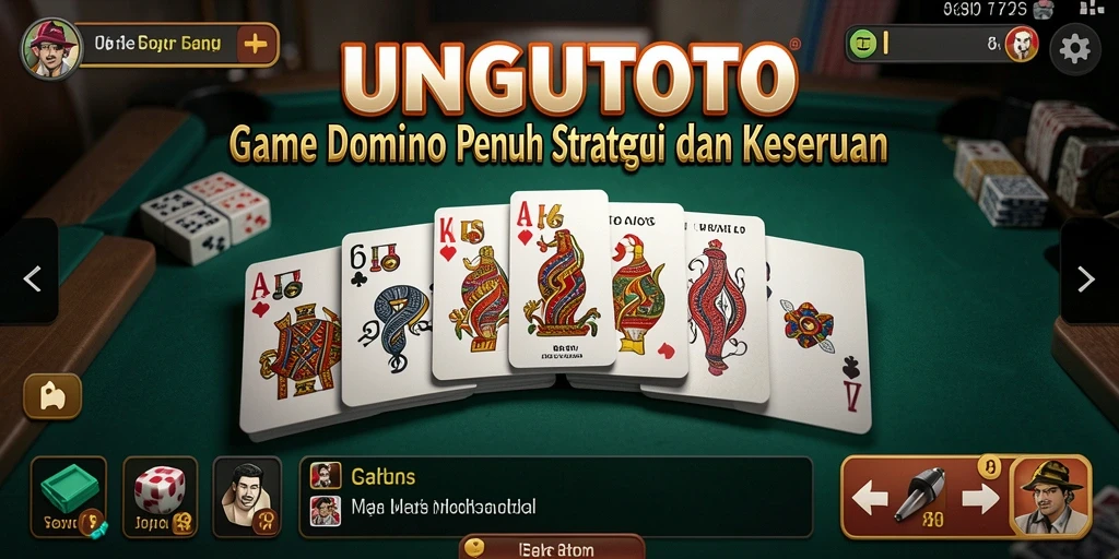 Tampilan gameplay seru dari UNGUTOTO yang penuh strategi.